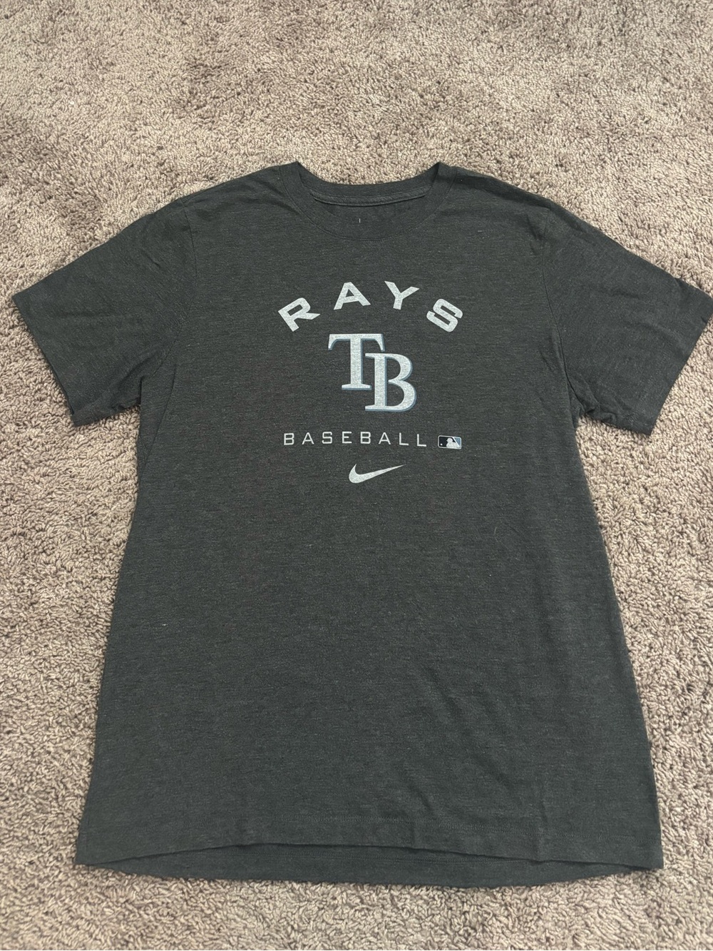 Nike Gray Tampa Bay Rays Graphic Tee